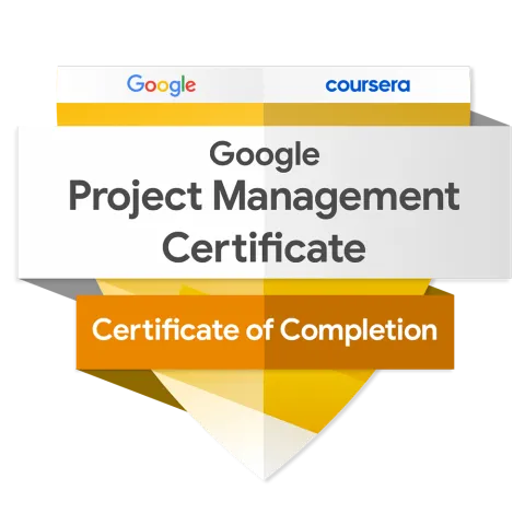 Google Project Management Certificate badge